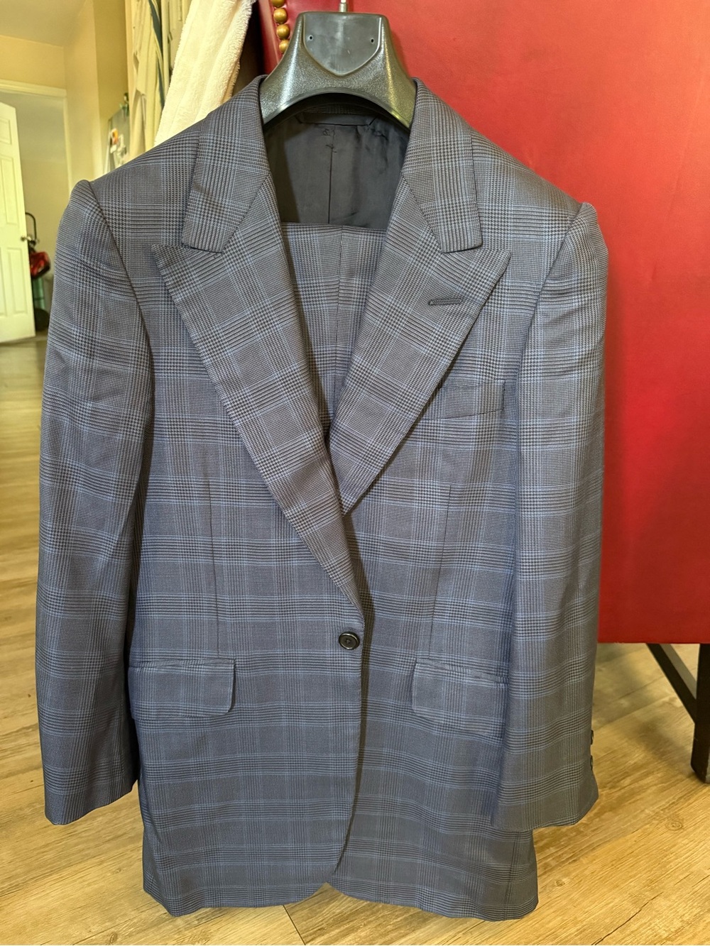 Oxxford Crest by Oxxford Clothers Glen Check Suit
